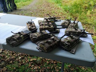 Suunnistajan päätelaitteita Itäpisteellä